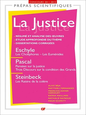 cover image of La Justice